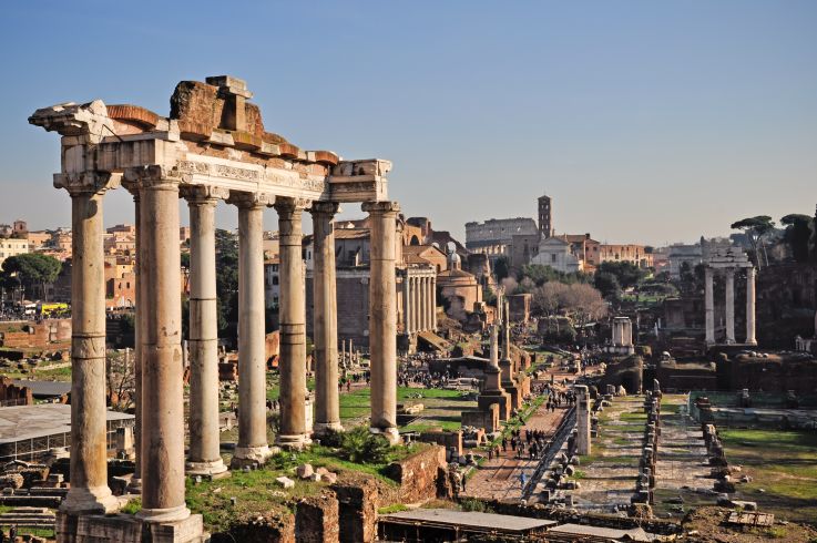 Foro Romano y Palatino Experiencia con recorrido a pie por la ciudad