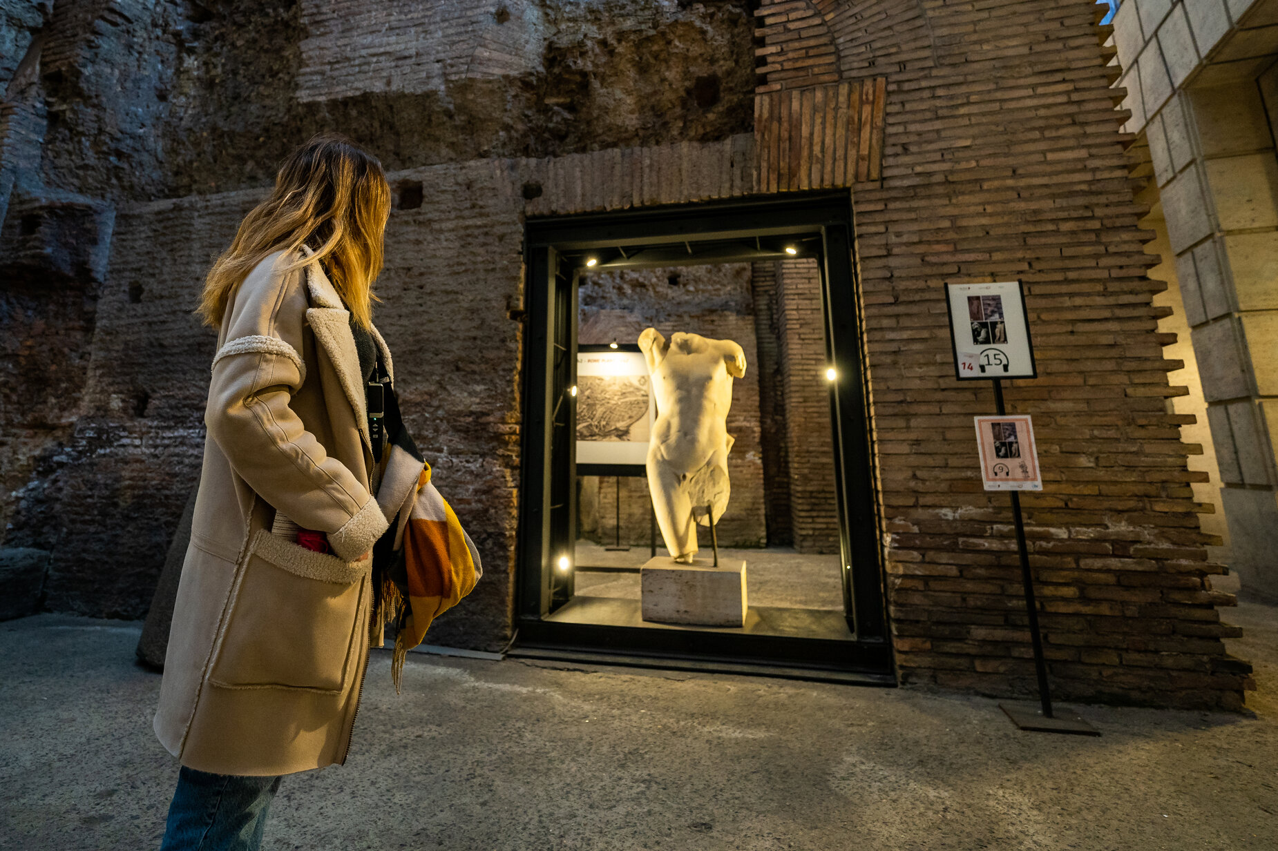 Piazza Navona con experiencia 3D y el paso subterráneo del distrito de Trevi