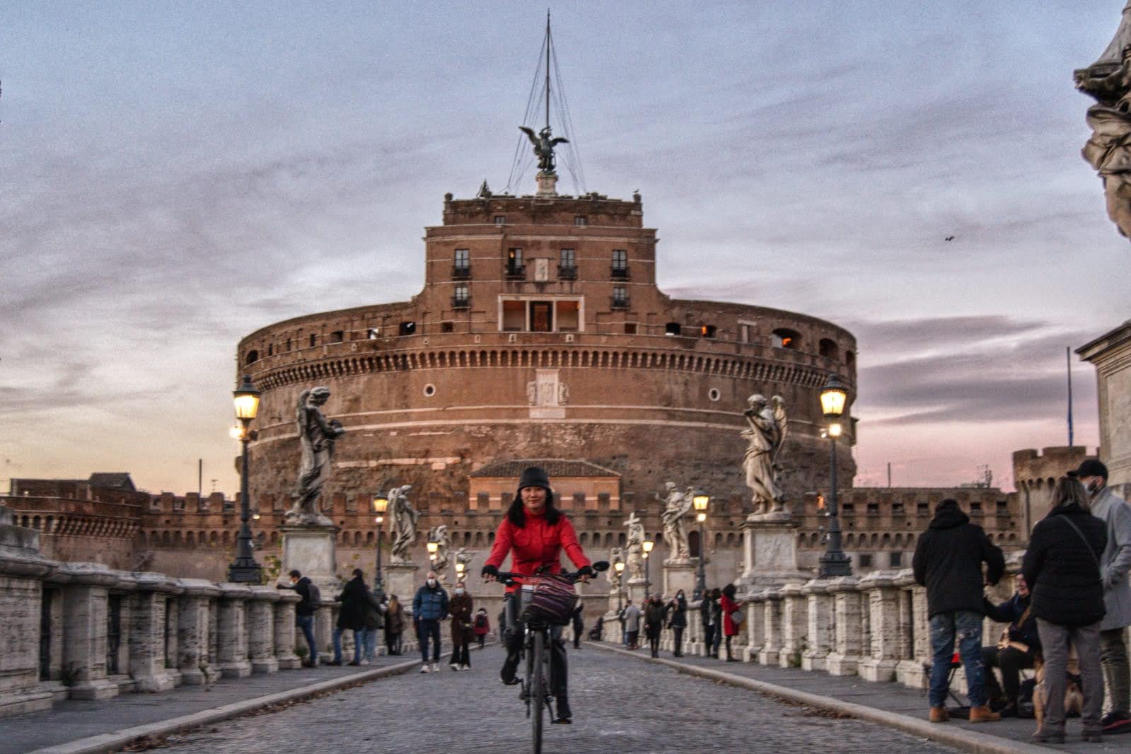 3-Hour Rome Bike Rental with  Castel Sant’Angelo + Audioguide